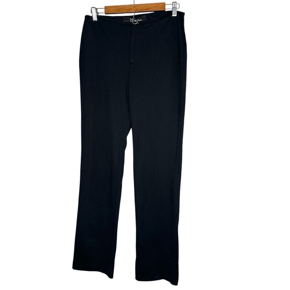 Silence + Noise Women's 6 Front Seam Black Work Pants Slacks Workwear‎ Business